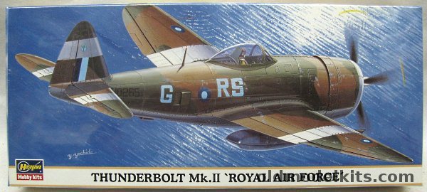 Hasegawa 1/72 RAF Thunderbolt Mk.II (P-47D), 00180 plastic model kit